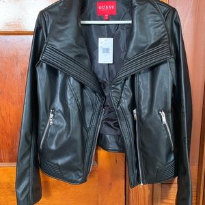 GUESS Jet black Moto jacket